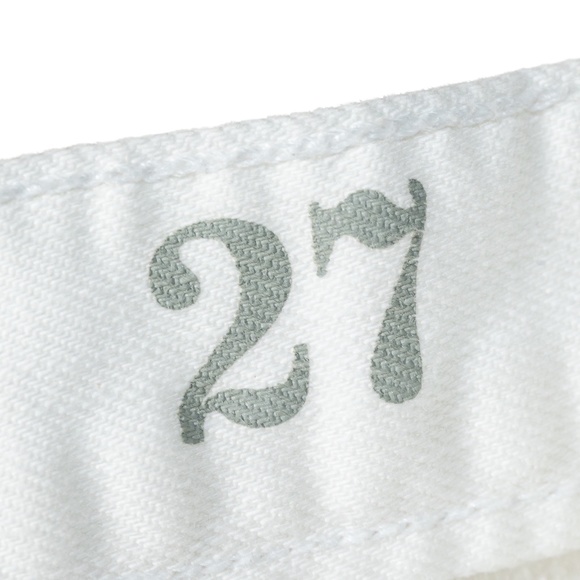 J. Crew Women's Vintage Cropped Matchstick White Denim Jeans; Women's Size 27 - Picture 5 of 10